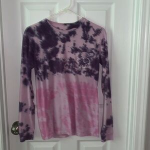 Ivory Ella tie dye long sleeved t shirt